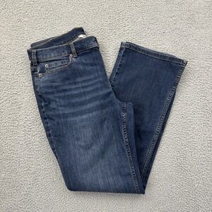 Duluth Trading Co DuluthFlex Daily Denim Bootcut Jeans Mid Rise Women's 14 x 31